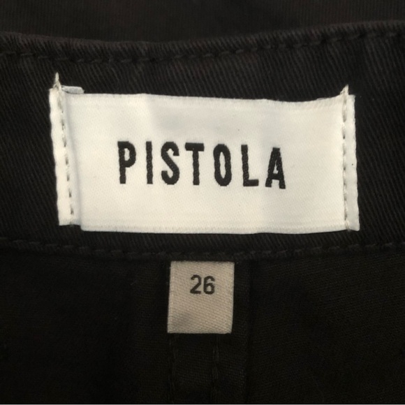 Pistola Cassie Cargo High Rise Pants in Fade to Black NWT Size 26 Utility - Picture 4 of 6